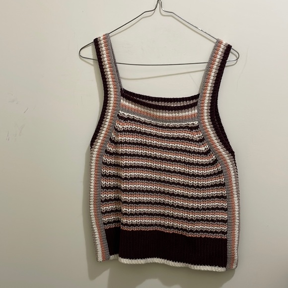 Wilfred Sweaters - Wilfred knitted stripe vest (sz m)